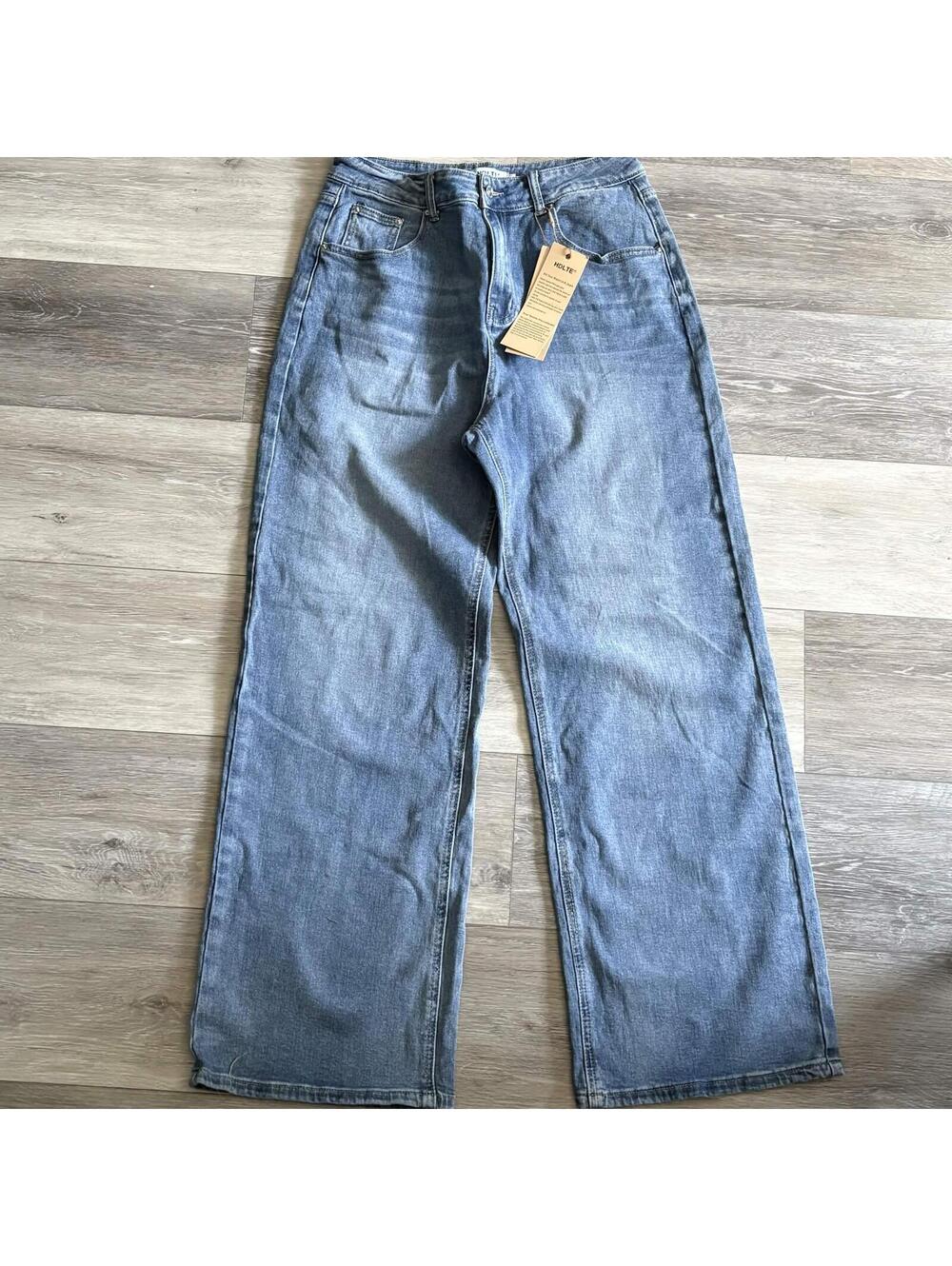 wide leg denim jeans